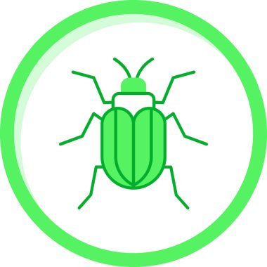 Böcek. Web simgesi basit illüstrasyon