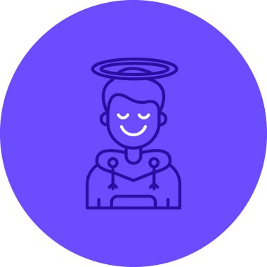 Avatar simgesi, vektör illüstrasyonu