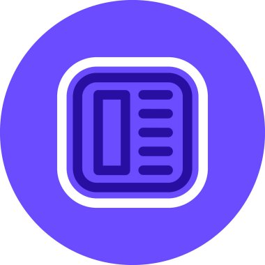 Bir kitap simgesinin vektör illüstrasyonu