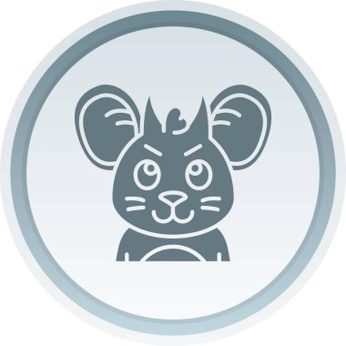 Tatlı bir çizgi film tavşanının vektör çizimi