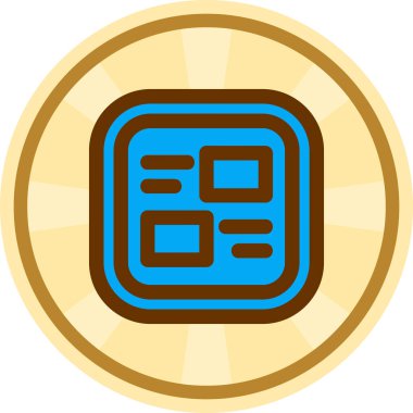 Sikke Simgesi vektör illüstrasyonu