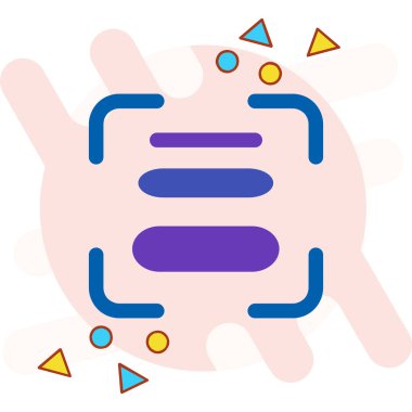 DNA web simgesi, basit illüstrasyon tasarımı