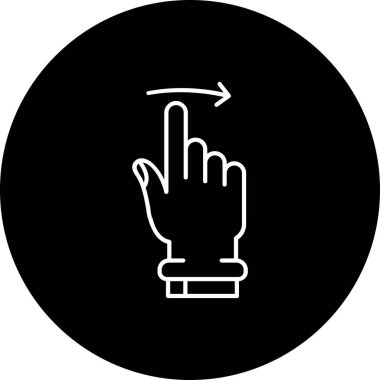 Dokunmatik ekranın vektör illüstrasyonu