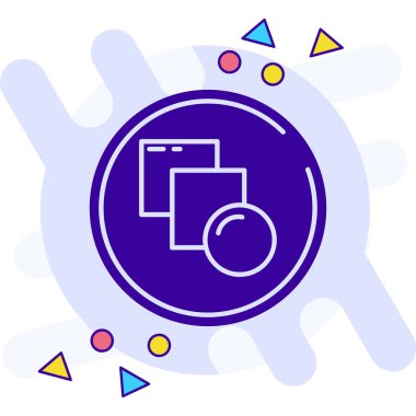 Kamera. Web simgesi basit illüstrasyon