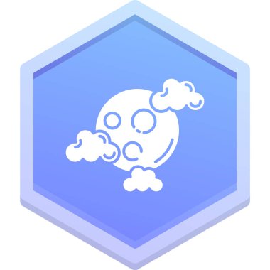 Bulut havası. Web simgesi