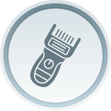 berber dükkanı tarak ikonu - taslak biçimi