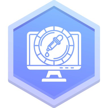 Modern simgenin vektör illüstrasyonu