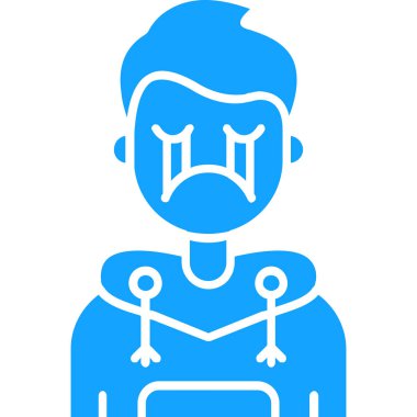 Cadılar Bayramı ikonu, vektör illüstrasyonu