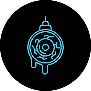 Bir gaz simgesinin vektör illüstrasyonu