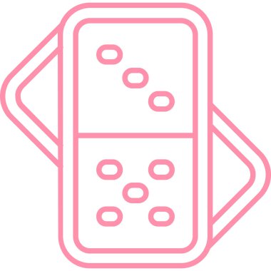 Tek bir simgenin vektör illüstrasyonu