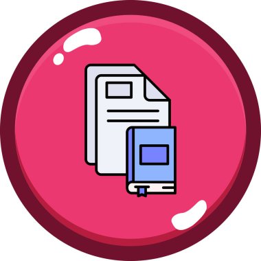 Yazıcı. Web simgesi basit illüstrasyon