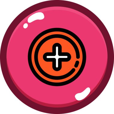 Bowling ikonu vektör çizimi izole edildi