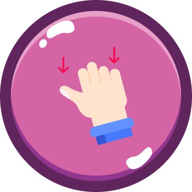 El yıkama. Basit illüstrasyon