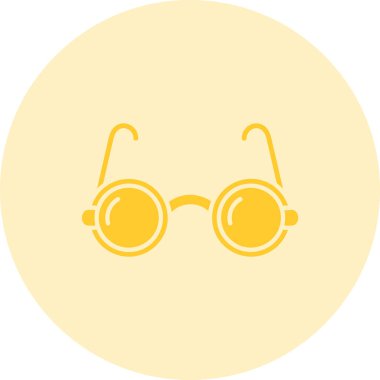 Gözlükler Düz Vektör Simgesi