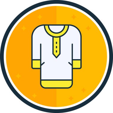 Gömlek. Web simgesi basit illüstrasyon