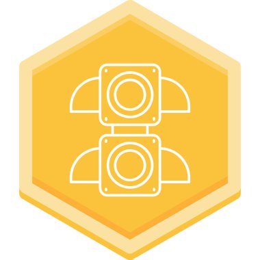 kamera simgesi vektör illüstrasyonu