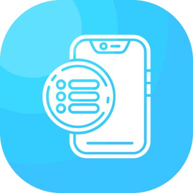 vektör akıllı telefon simgesi