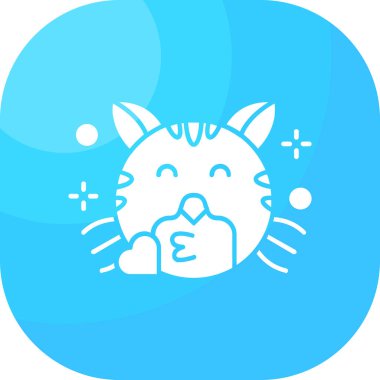 hayvan kedi maması simgesi