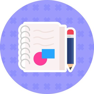 kalem simgesi vektör illüstrasyonu