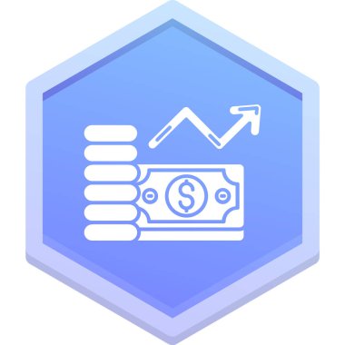 Dolar. Web simgesi basit illüstrasyon