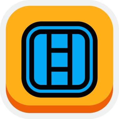 Moda biçimi izole edilmiş arkaplanda h simgesi