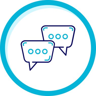 konuşma balonu ikonu vektör illüstrasyon tasarımı