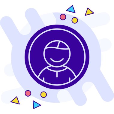 Tıbbi maskeli bir adamın vektör çizimi