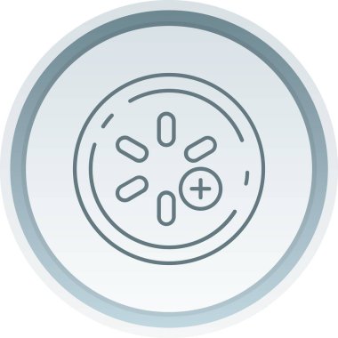 Benzersiz sıcaklık vektör çizgisi simgesi