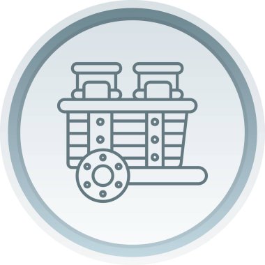 Modern b 'nin vektör illüstrasyonu eksik simgesi