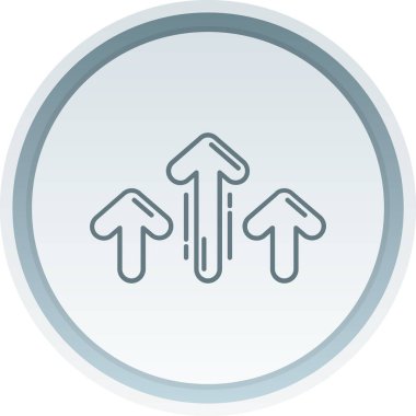 iki ok simgesi beyaz arkaplanda izole edildi