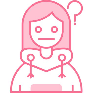 avatar. Web simgesi vektör illüstrasyonu