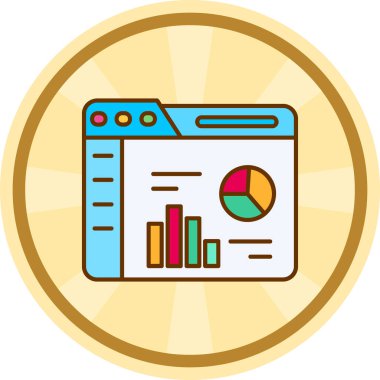 seo modern simgesinin vektör illüstrasyonu