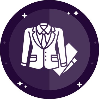 Bir kadın simgesinin vektör illüstrasyonu