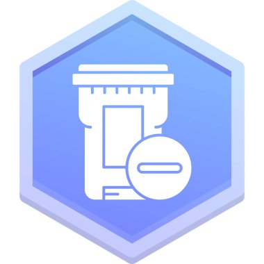 Şişe. Web simgesi basit illüstrasyon