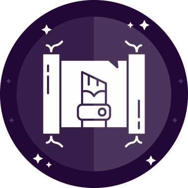 Modern simgenin vektör illüstrasyonu