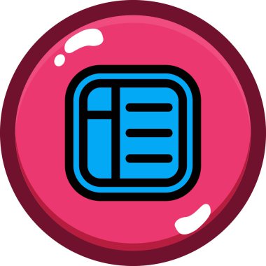 Modern bir simgenin vektör illüstrasyonu