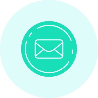 Mektup. Web simgesi basit illüstrasyon