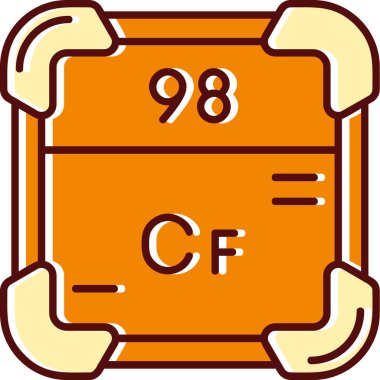 Kimyasal element simgesi, çizgi film biçimi