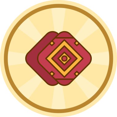 Bir pankart için vektör illüstrasyonuName