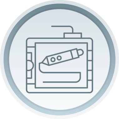 kalem simgesi vektör illüstrasyonu