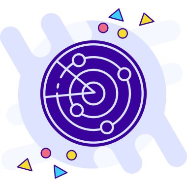 pusula yön simgesini doldurulmuş - dış hat biçimi ile belirt