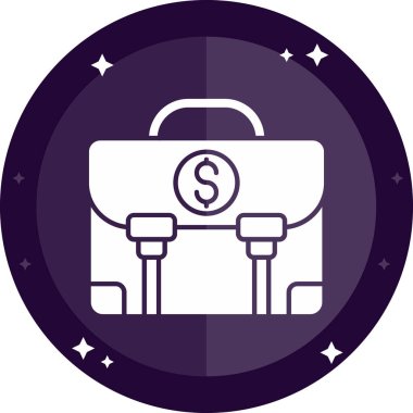 para çantası ikon vektör illüstrasyonu