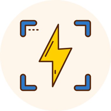 Pil. Web simgesi basit illüstrasyon