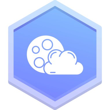 Bulut hesaplama simgesi, vektör illüstrasyonu. bulut teknolojisi