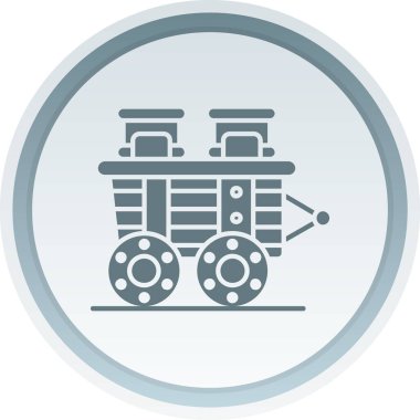 tren simgesi vektör illüstrasyonu