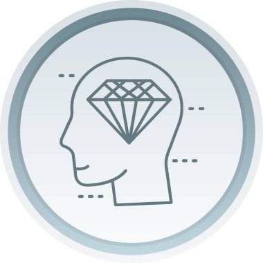 Elmas vektör çizgisi simgesi deseni