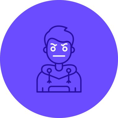 avatar. Web simgesi basit illüstrasyon