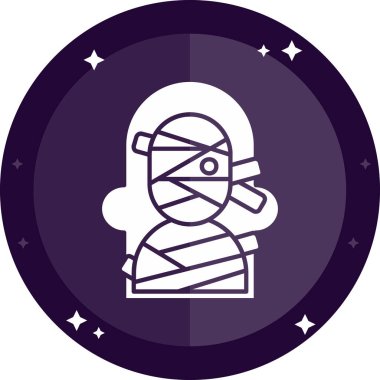 Bir virüs maskesinin vektör çizimi