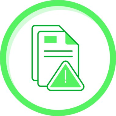 Belge. Web simgesi basit illüstrasyon