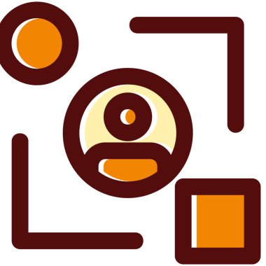 Renkli ve geometrik şekillerin arka planının vektör çizimi.